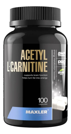 Maxler Биологически активная добавка к пище Acetyl L-Carnitine 100 капсул