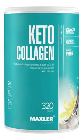 Maxler Биологически активная добавка к пище Keto Collagen 320г (ваниль)