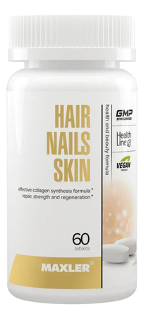 Maxler Биологически активная добавка к пище Hair Nails Skin 60 таблеток