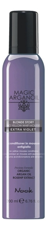 Nook Кондиционирующий мусс для светлых волос Magic Arganoil Blonde Story No Yellow 200мл