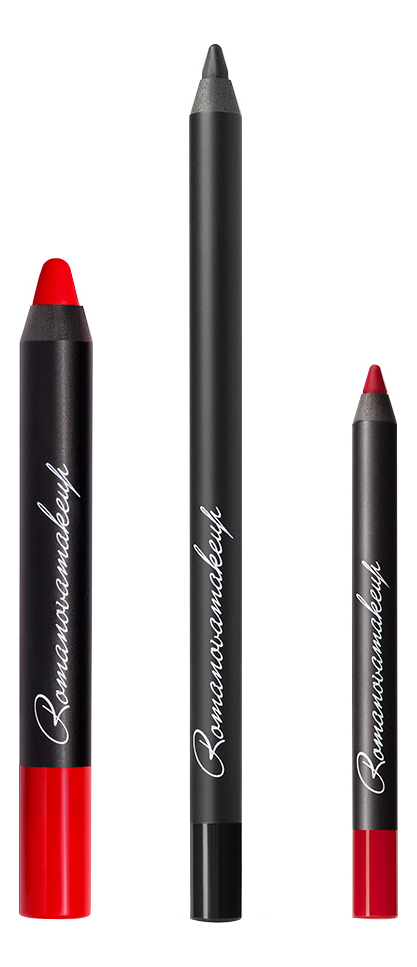 

Набор для макияжа (помада-карандаш д/губ Sexy Lipstick Pen My Perfect Red 2,8г + карандаш д/губ Sexy Contour Lip Liner Mini Ready To Red + карандаш д/глаз Sexy Smoky Carbon Black)