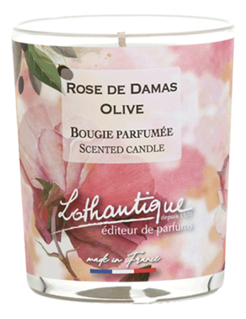 Lothantique Ароматическая свеча Дамасская роза и олива Rose De Damas Olive 140г