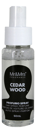 Mr & Mrs Fragrance Автомобильный ароматический спрей Profumo Spray Cedar Wood 50мл