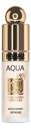 LUXVISAGE Увлажняющий консилер-флюид для лица Aqua Veil Hyaluron Complex 5мл