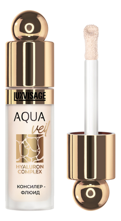 LUXVISAGE Увлажняющий консилер-флюид для лица Aqua Veil Hyaluron Complex 5мл