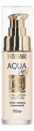 LUXVISAGE Тональный крем-флюид для лица Aqua Veil Hyaluron Complex 30г