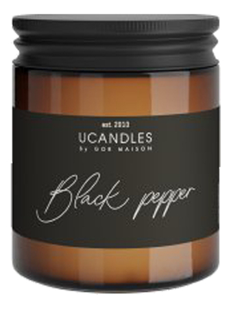 Ucandles Ароматическая свеча Black Pepper 