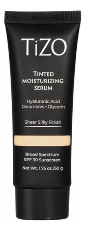 TIZO Увлажняющая тональная сыворотка для лица Tinted Moisturizing Serum SPF30 50г 