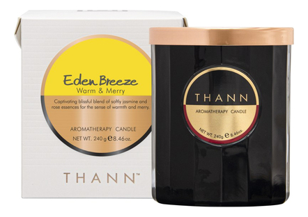 THANN Ароматическая свеча Eden Breeze Aromatherapy Candle 240г