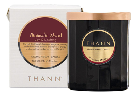 THANN Ароматическая свеча Aromatic Wood Aromatherapy Candle 240г