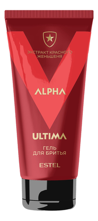 ESTEL Гель для бритья с экстрактом красного женьшеня Alpha Ultima 100мл