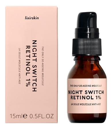 Lixirskin Ночная сыворотка для лица с ретинолом Night Switch Retinol 1% 15мл