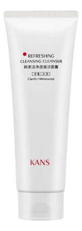 KANS Освежающая кремовая пенка для умывания Refreshing Cleansing Cleanser 100г