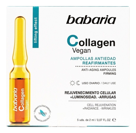 Babaria Ампулы для лица с коллагеном Vegan Collagen Ampoules 5*2мл