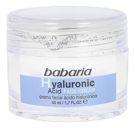 Babaria Ультраувлажняющий крем для лица с гиалуроновой кислотой Hyaluronic Acid Face Cream 50мл