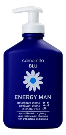 Camomilla BLU Гель для интимной гигиены Energy Man Detergente Intimo 300мл