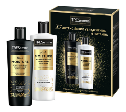 TRESemme Набор для сухих волос Интенсивное увлажнение Rich Moisture 2*230мл (кондиционер + шампунь)