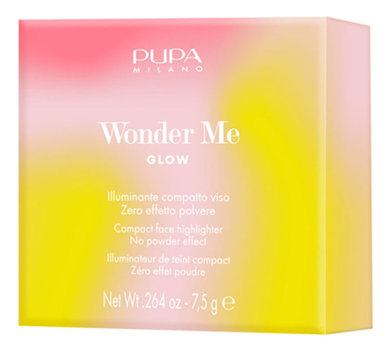 PUPA Milano Хайлайтер для лица компактный Color Trip Wonder Me Glow 7,5г