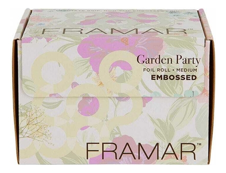 Framar Фольга в рулоне с тиснением Embossed Roll Medium Garden Party 98м