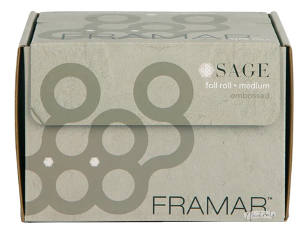 Framar Фольга в рулоне с тиснением Embossed Roll Medium Neutrals Sage 98м