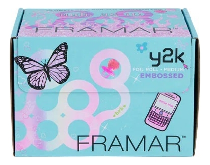 Framar Фольга в рулоне с тиснением Embossed Roll Medium Y2K 98м