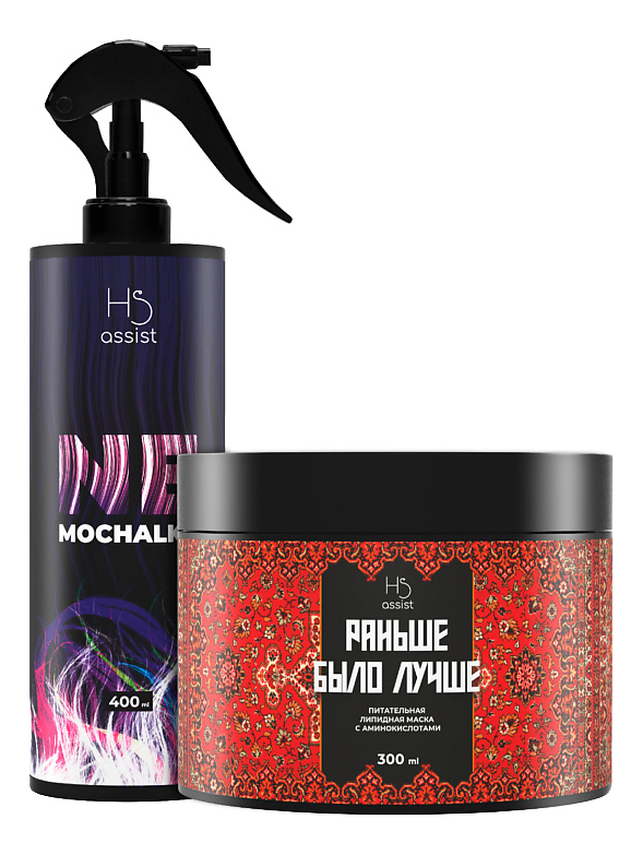 

Набор для волос (спрей-уход Nemochalka 400мл + липидная маска Раньше было лучше 300мл)