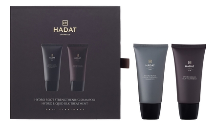 HADAT Cosmetics Набор для волос (шампунь Hydro Root Strengthening Shampoo 70мл + маска Hydro Spa Hair Treatment 70мл)