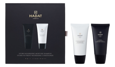 HADAT Cosmetics Набор для волос (шампунь Hydro Nourishing Moisture Shampoo 70мл + кондиционер Hydro Nutrient Nourishing Conditioner 70мл)