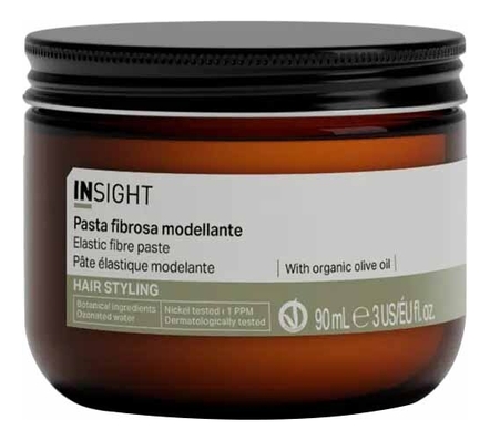 INSIGHT Моделирующая паста для волос Styling Elastic Fibre Paste 90мл (стекло)