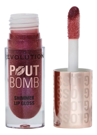 Makeup Revolution Блеск для губ Pout Bomb Shimmer Lip Gloss 4,5мл