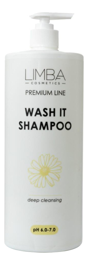 Шампунь глубокой очистки для натуральных волос Premium Line Wash It Shampoo 1000мл 1800₽