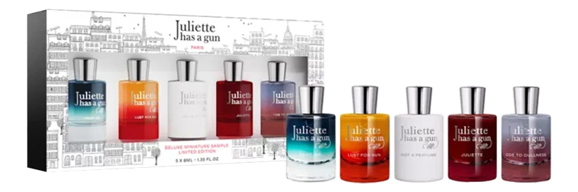 

Set: парфюмерная вода 5*8мл (Pear Inc + Lust For Sun + Not A Perfume + Juliette + Ode To Dullness), Set