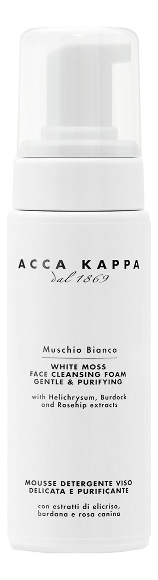 

Пенка для умывания с экстрактами бессмертника, лопуха и шиповника White Moss 200мл