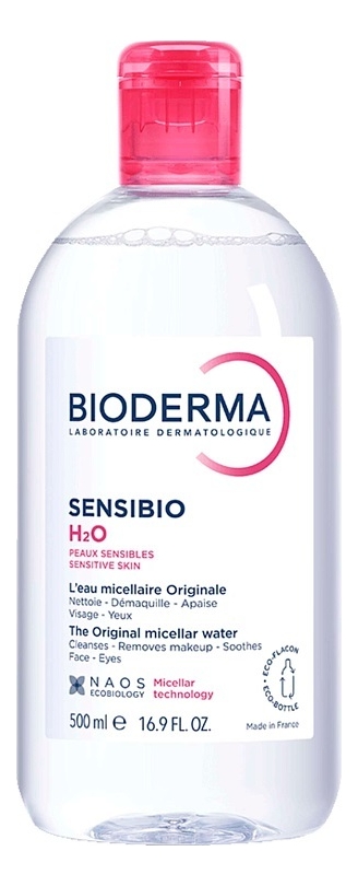 

Мицеллярная вода для чувствительной кожи Sensibio Н2О Sensibles: Вода 500мл, Мицеллярная вода для чувствительной кожи Sensibio Н2О Sensibles