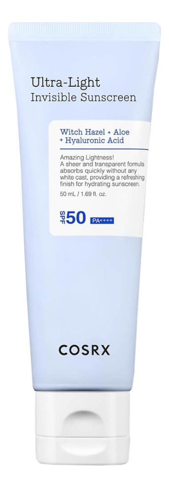Ультралегкий солнцезащитный крем для лица Ultra-Light Invisible Sunscreen SPF50 PA 50мл 1792₽