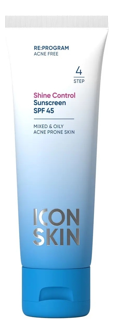 

Солнцезащитный крем для проблемной кожи лица Re:Program Shine Control SPF45 50мл