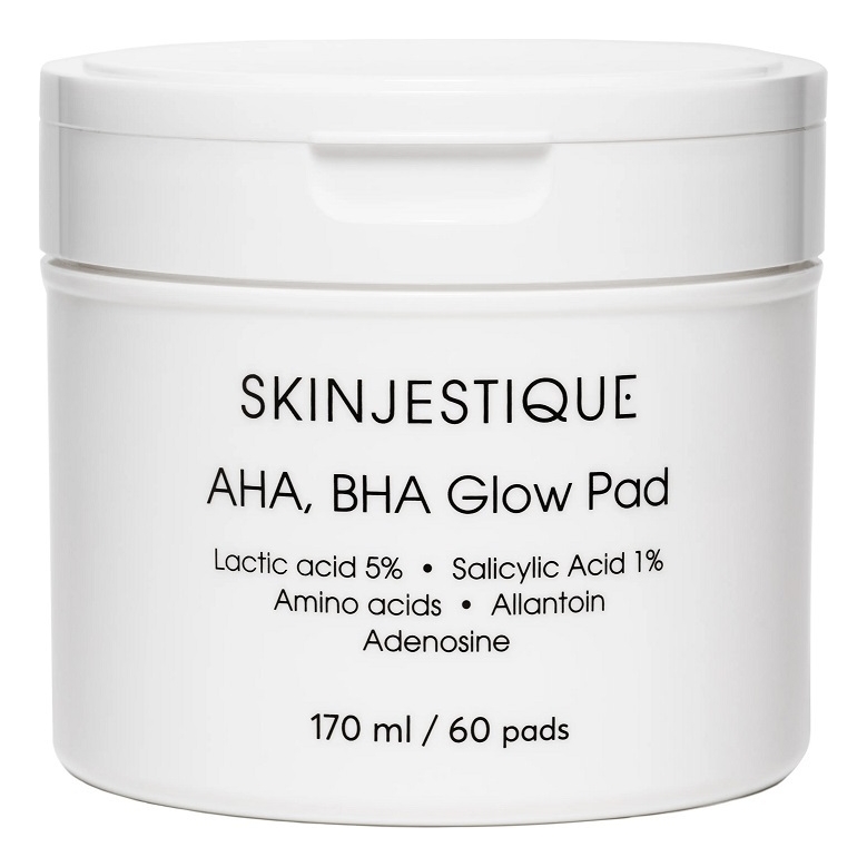 

Кислотные пэды для сияния кожи лица AHA, BHA Glow Pad 60шт