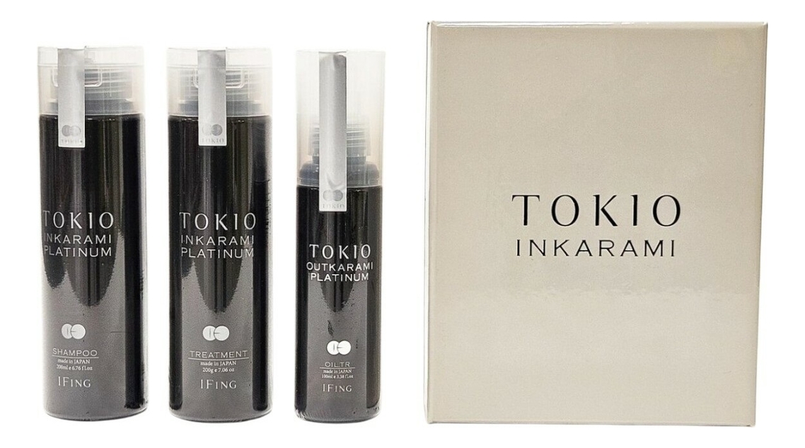 Набор для волос Platinum шампунь 200мл маска 200мл масло 100мл 17000₽