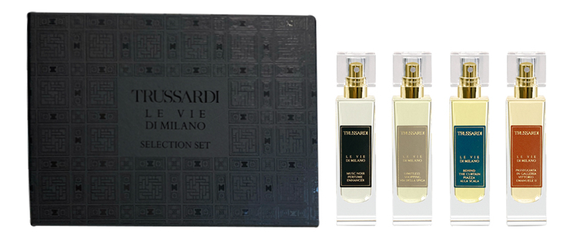 

Le Vie Di Milano Selection Set: набор 4*15мл (Musc Noir Perfume Enhancer + Limitless Shopping Via Della Spiga + Behind The Curtain Piazza Alla Scala + Passeggiata In Galleria Vittorio Emanuele II), Le Vie Di Milano Selection Set