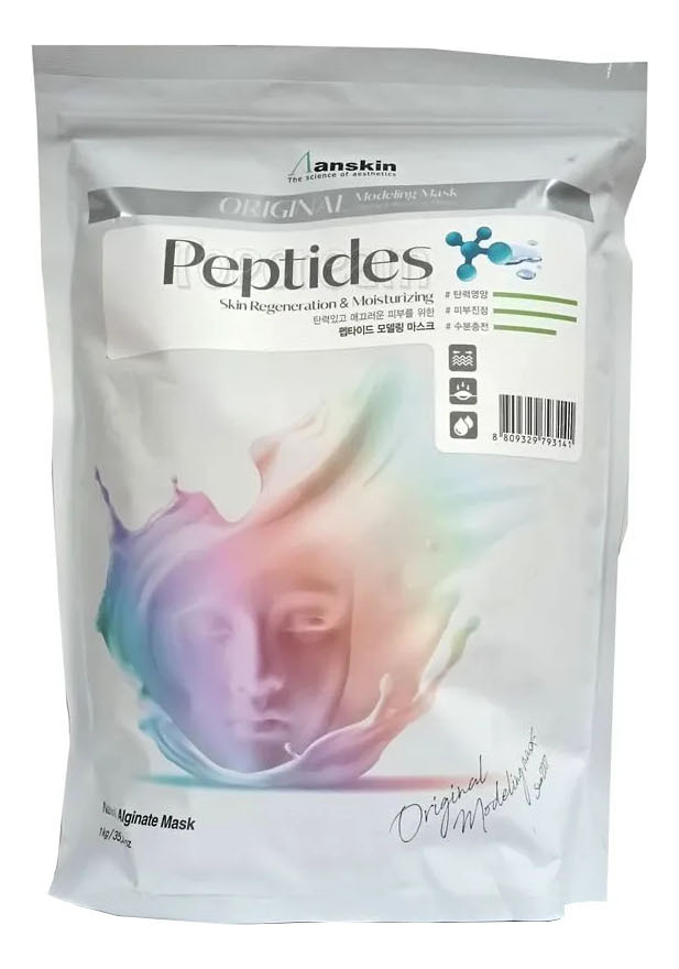 

Альгинатная маска для лица с пептидами Original Peptide Modeling Mask : Маска 1000г, Альгинатная маска для лица с пептидами Original Peptide Modeling Mask