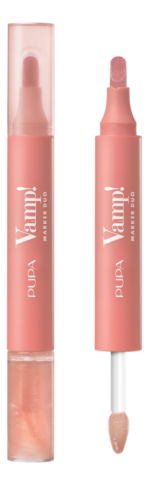 Маркер и блеск для губ Vamp Marker Duo 4мл 002 Frozen Rose 1817₽