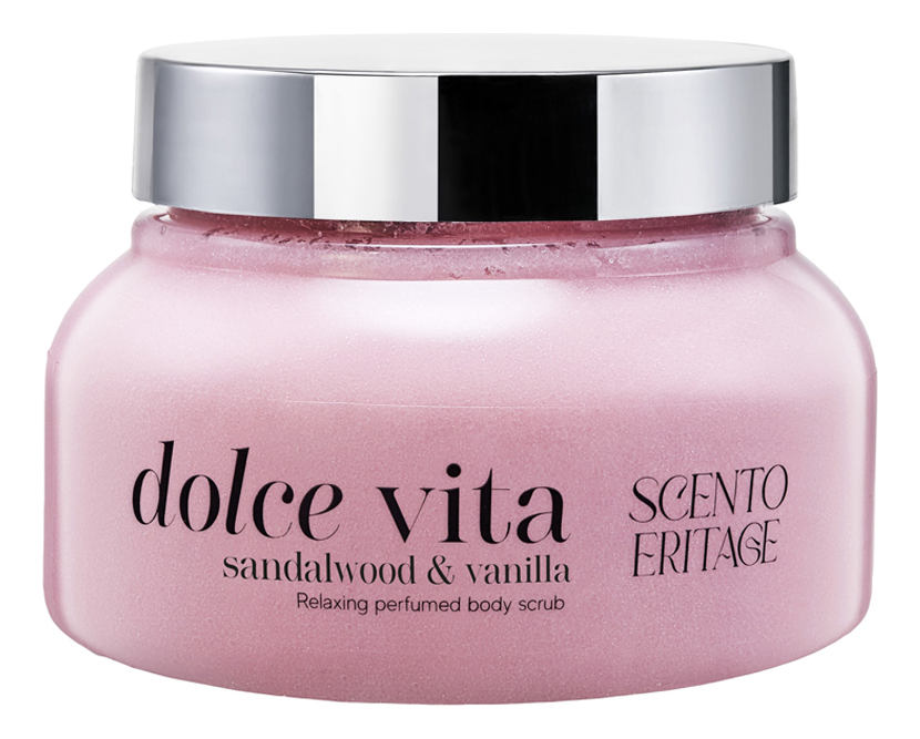 

Расслабляющий парфюмированный скраб для тела Dolce Vita Sandalwood & Vanilla 250мл