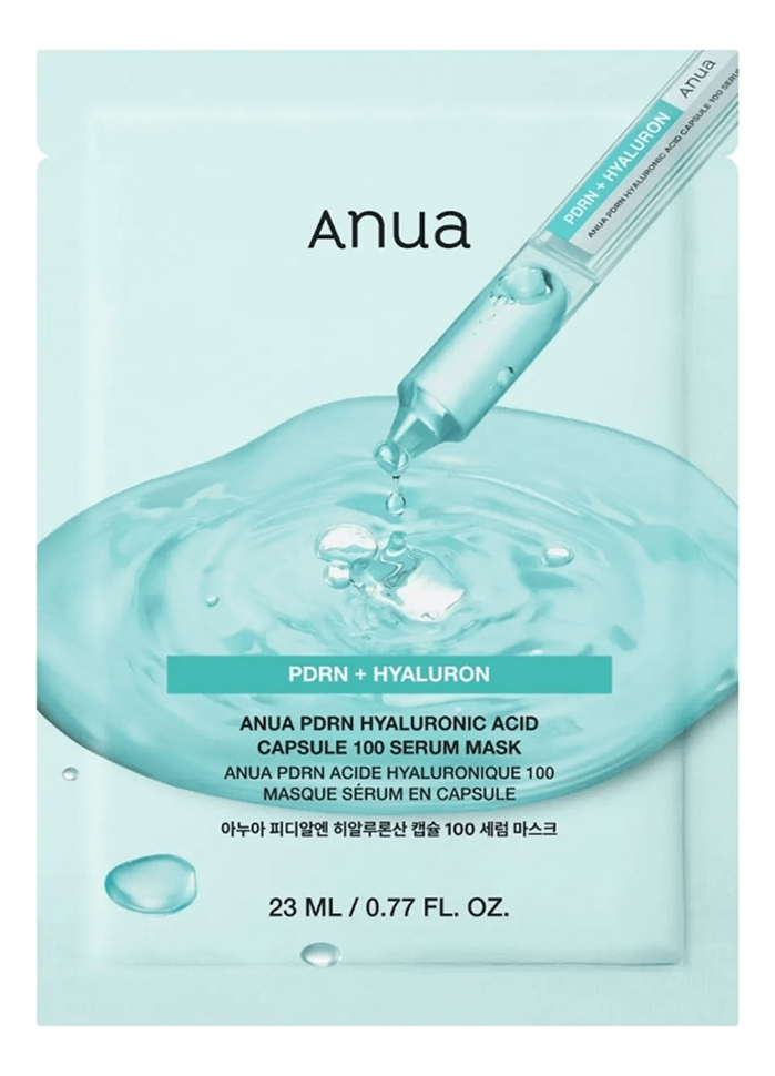 

Тканевая маска для лица PDRN Hyaluronic Acid Capsule 100 Serum Mask 23мл : Маска 10шт, Тканевая маска для лица PDRN Hyaluronic Acid Capsule 100 Serum Mask 23мл