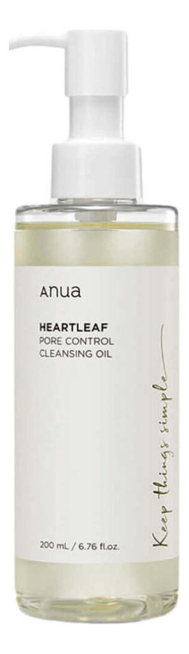 

Гидрофильное масло для глубокого очищения пор Heartleaf Pore Control Cleansing Oil: Масло 200мл, Гидрофильное масло для глубокого очищения пор Heartleaf Pore Control Cleansing Oil