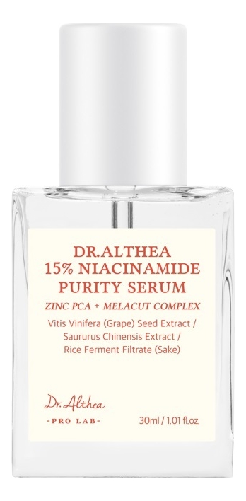 Сыворотка для лица с ниацинамидом и цинком 15 Niacinamide Purity Serum 30мл 2400₽