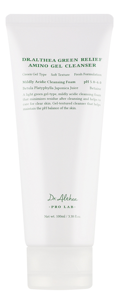 Гель для умывания с аминокислотами Green Relief Amino Gel Cleanser 100мл