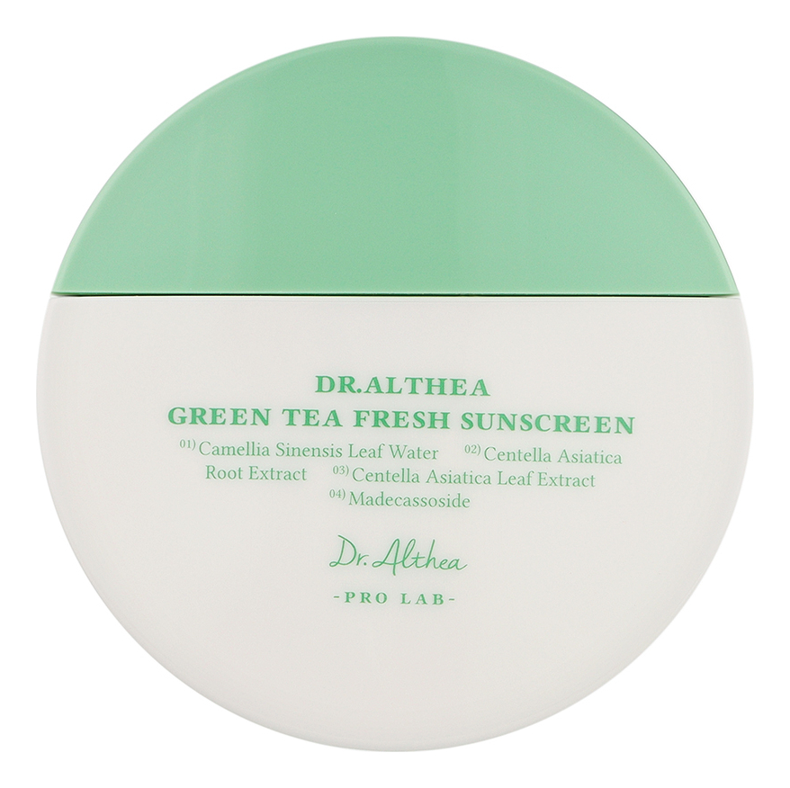 Успокаивающий солнцезащитный крем Green Tea Fresh Sunscreen SPF50+ PA++++ 45мл
