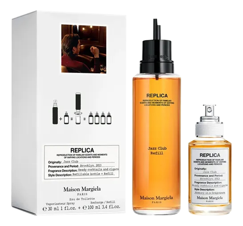 Replica Jazz Club: набор (т/вода 30мл + т/вода 100мл запаска)
