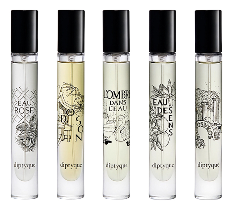diptyque Eau Rose パフューム&ヘアミストセット Diptyque Discovery Set купить от мл по цене от 16385 ₽ в Randewoo