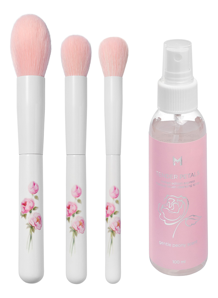 

Набор Tender Petals (кисть TP1 + кисть TP2 + кисть TP3 + экспресс-очиститель 100мл)